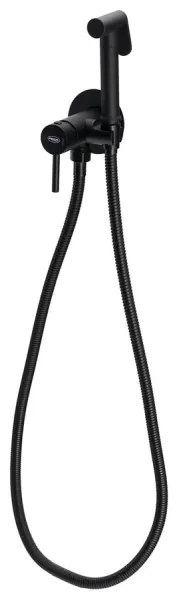 Aqualine - Zuhanyzós bidécsap rejtett beépítéshez matt fekete