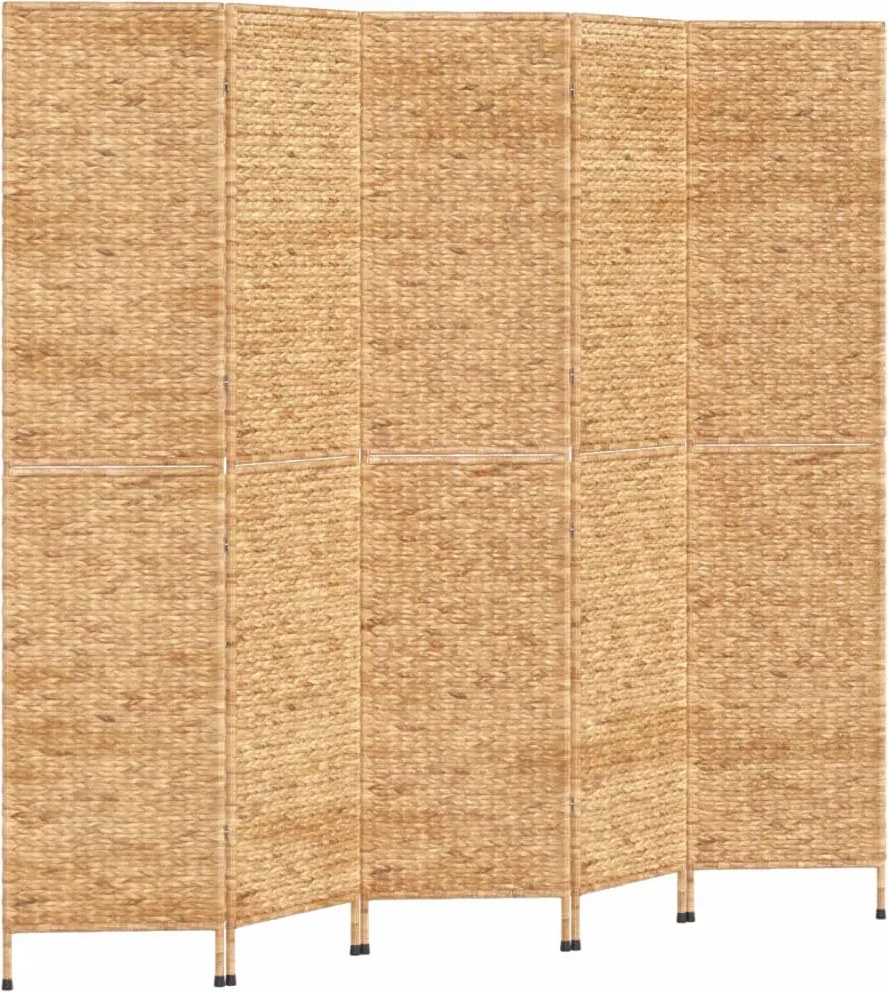 vidaXL 5 paneles vízijácint térelválasztó 205x180 cm