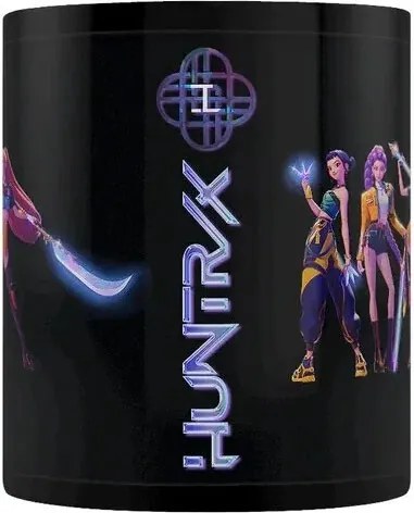 K-pop Démonvadászok Black porcelán bögre 315 ml (11 oz) Díszdobozban