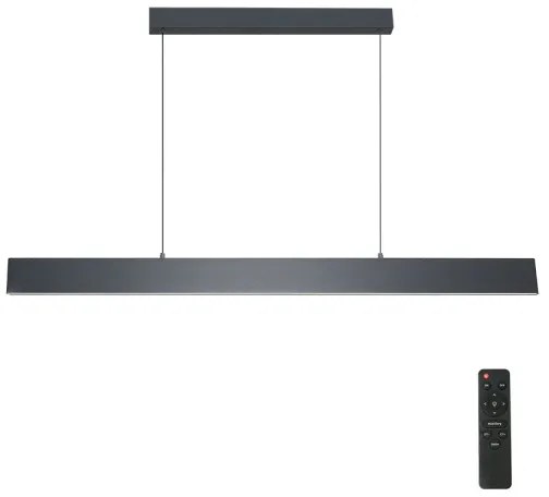 Brilagi - LED Dimmelhető csillár zsinóron SLIMLINE LED/40W/230V 3000-6000K antracit + távirányító