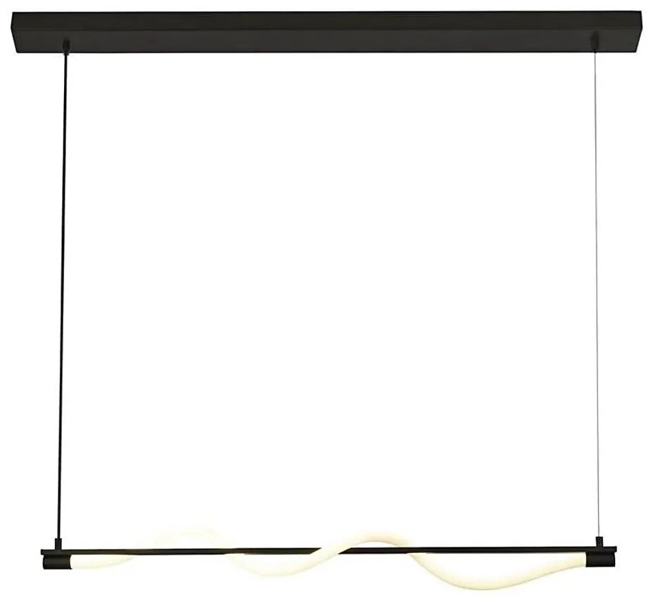 Searchlight 57211BK - SERPENT LED 15W 230V fekete függeszték