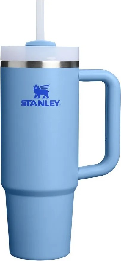 Kék rozsdamentes acél termosz szívószállal 890 ml Quencher H2.O FlowState™ Tumbler Blue Sky – Stanley