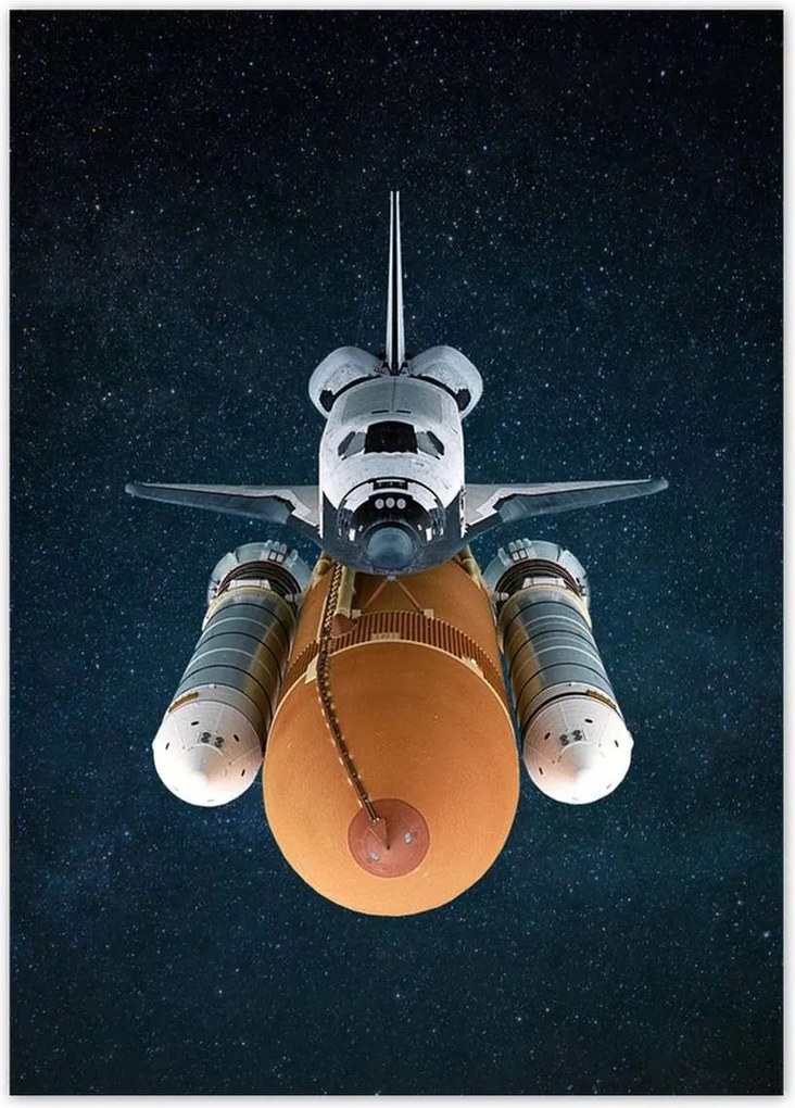 Poszterek 50x70 Rakéta csillagos éjszaka