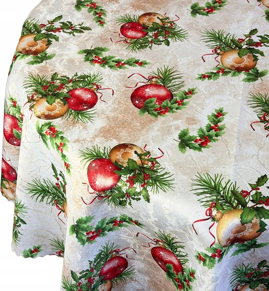 Abrosz Foltálló Karácsonyi Bombák Kör átmérő 120 cm