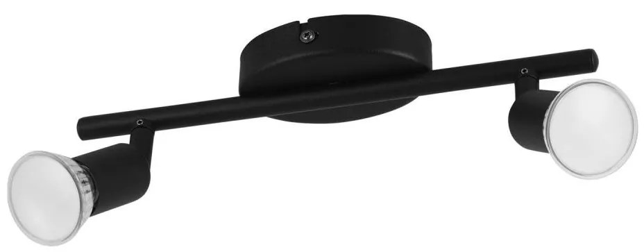 Eglo 32429 - LED Spotlámpa BUZZ-LED 2xGU10/2,8W/230V 3000K fekete