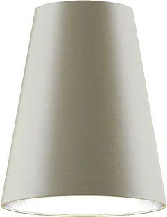 RENDL CONNY 25/30 asztali lámpaernyő Monaco galambszürke/ezüst PVC max. 23W