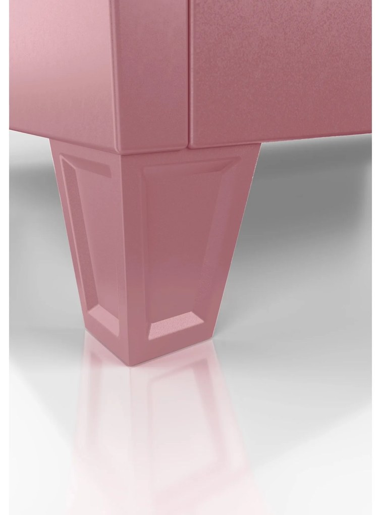 Púderrózsaszín színű bútorlábak 4 db-os készlete