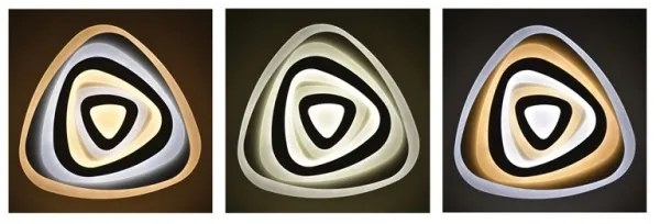 Ecolite WALP03-60W/LED - LED Szabályozható mennyezeti lámpa VELA LED/60W/230V + távirányító