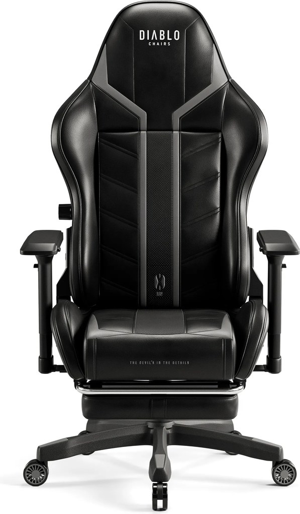 Gamer szék műbőr Normal Size, fekete-szürke: Diablo X-Ray 2.0