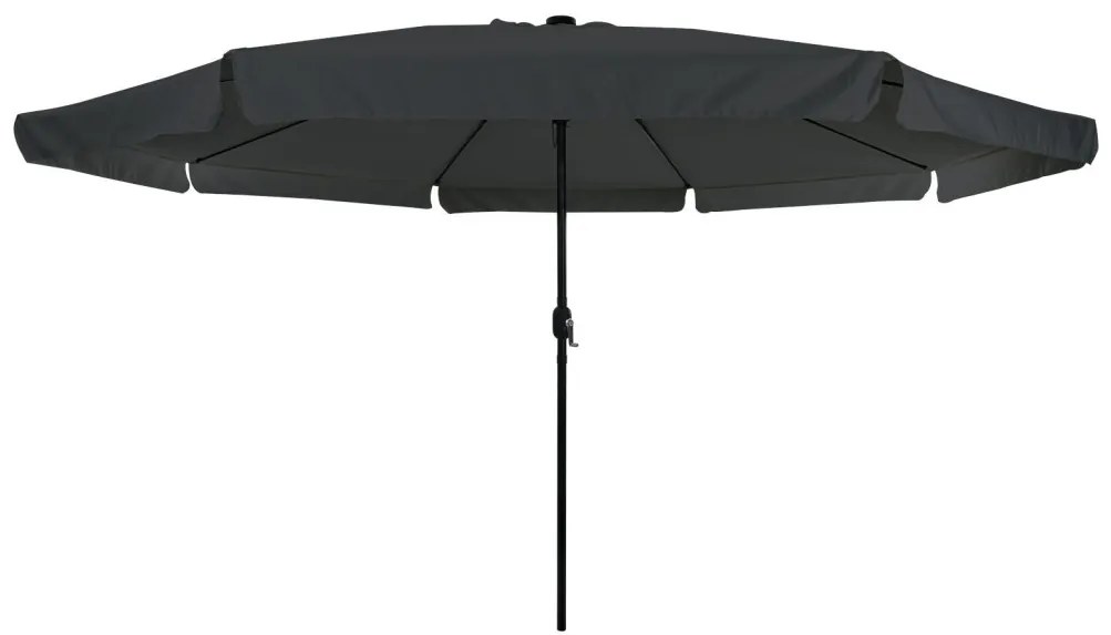 Kültéri Napernyő LED Fényekkel ø395x245 cm Antracit