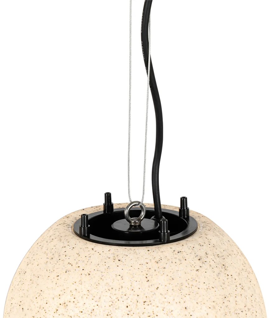 Okos kültéri lámpa szürke 25 cm IP65 WiFi A60-nal - Nura