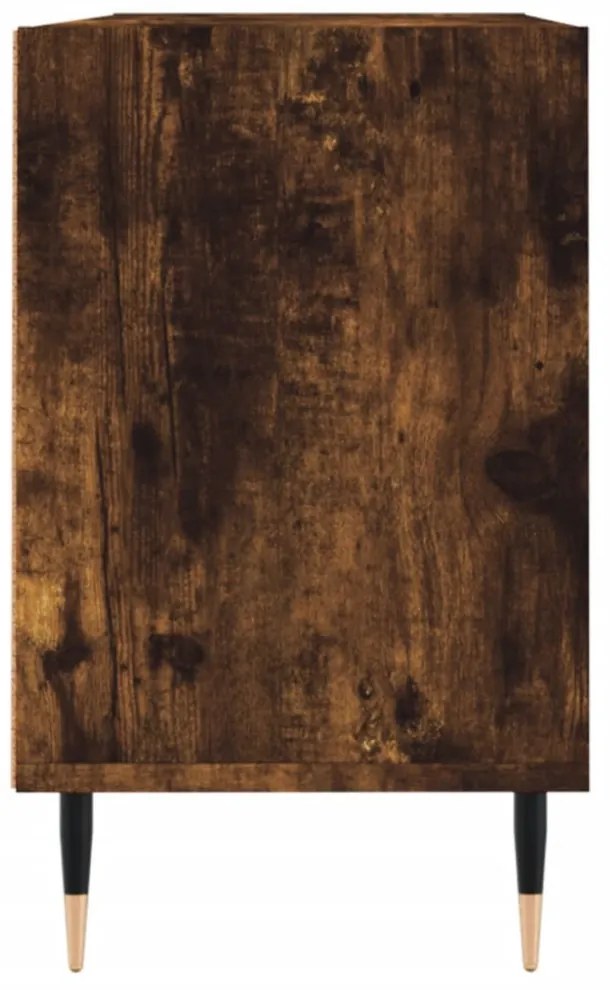 füstös tölgy színű szerelt fa TV-szekrény 103,5x30x50 cm