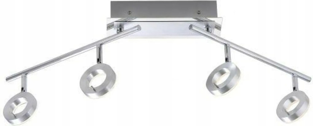 Paul Neuhaus Led mennyezeti spotlámpa 4x6W, IP44, 3000K, alumínium, állítható