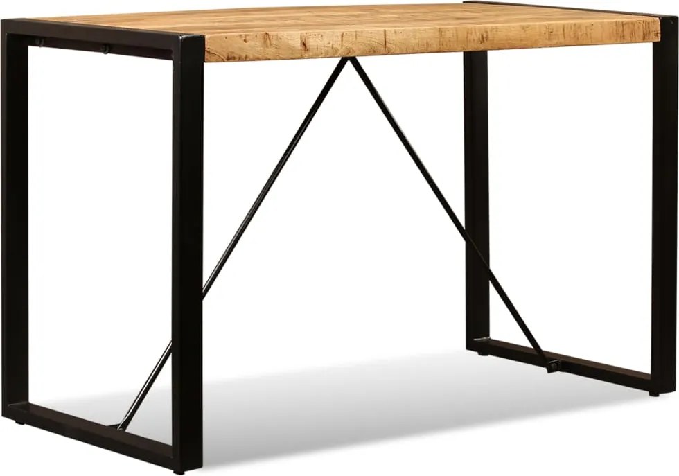 vidaXL tömör nyers mangófa étkezőasztal 120 cm