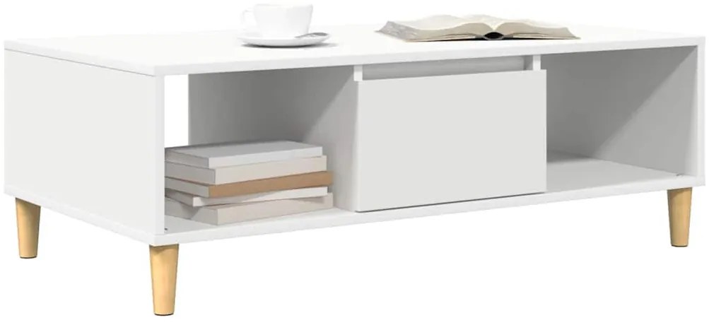 Dohányzóasztal Fehér 102 x 55 x 35 cm