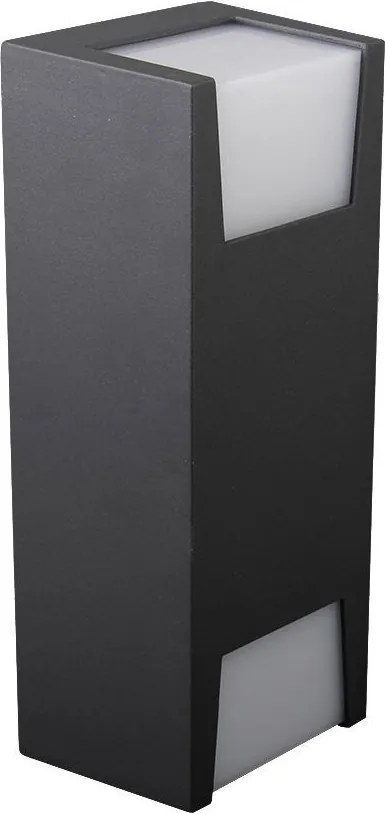 PREZENT 31302 TAMPA Modern Kültéri Fali Lámpa Opál, Szürke GU10 IP44