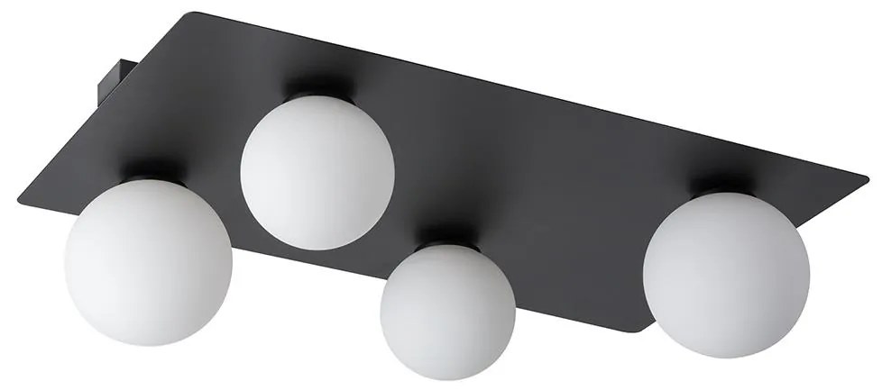Mennyezeti lámpa ARGON 4xG9/12W/230V fekete