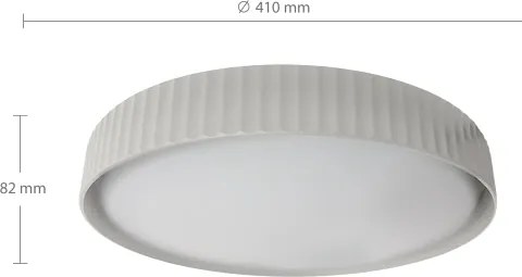 Brilagi - LED fényerőszabályozható mennyezeti lámpatest LUCIA LED/48W/230V Ø 41 cm fehér + távirányító