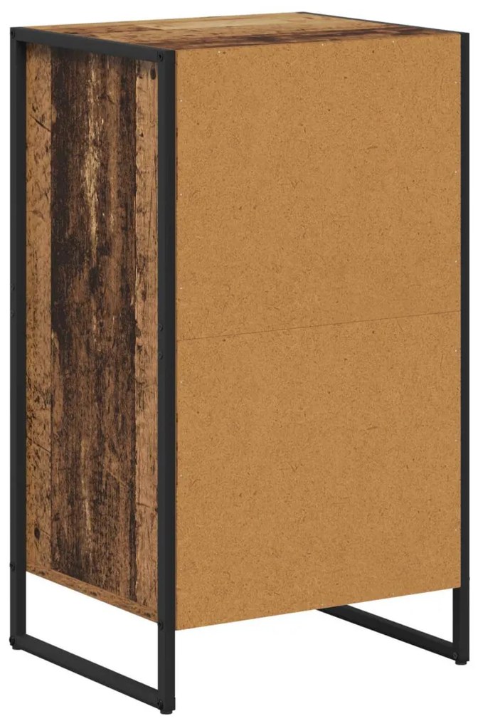 Széf fiókkal Öreg fa 42 x 36 x 75.5 cm Faanyag