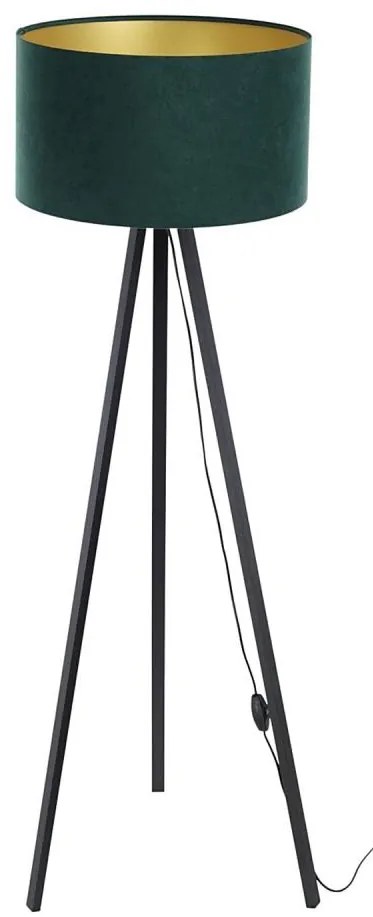 Állólámpa STANDART 1xE27/60W/230V zöld/wenge