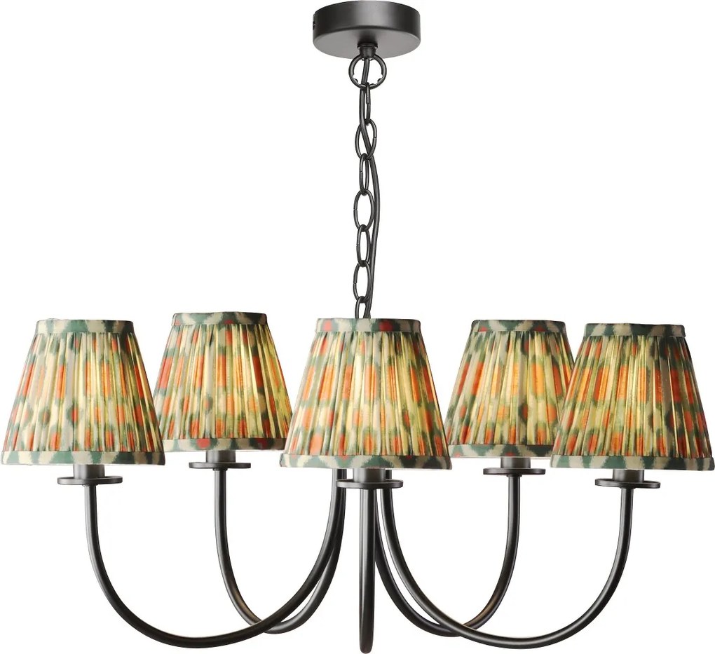 Dar Lighting klasszikus csillár becca matt fekete darbec0522