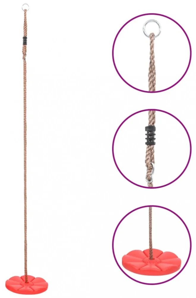 piros tányérhinta 200 cm