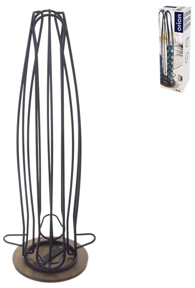 Fekete kávékapszula tartó Radka – Orion