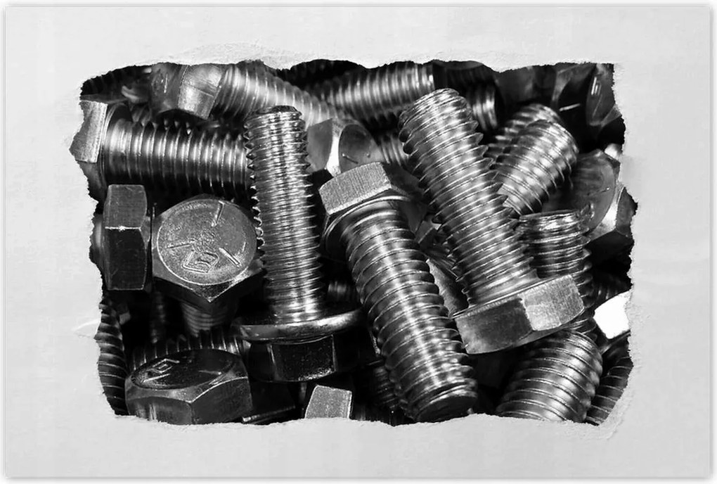 Poszterek 120x80 Csavarok Fém