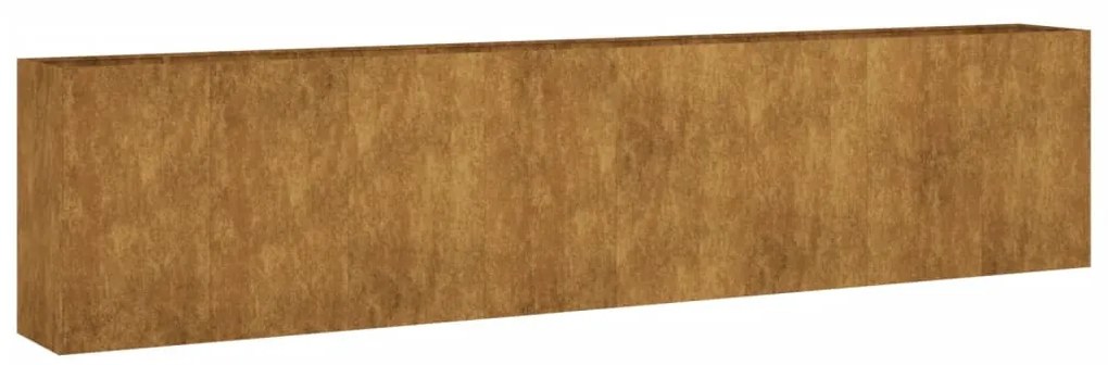corten acél kerti magaságyás 360x40x80 cm