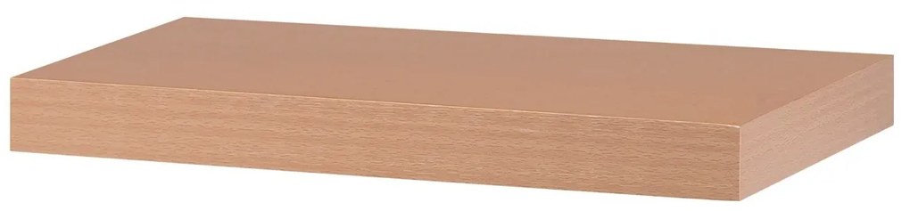Fali polc P-023 BUK natúr bükkfa, 40 x 24 x 4 cm, bükk