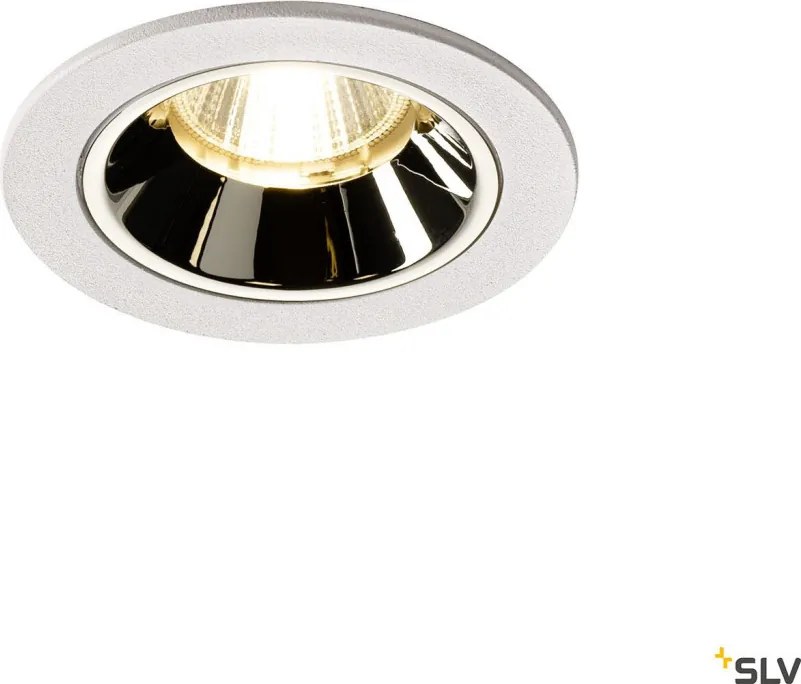 SLV 1003810 NUMINOS DL S Fürdőszobai Beépíthető Lámpa Fehér, Króm LED IP44
