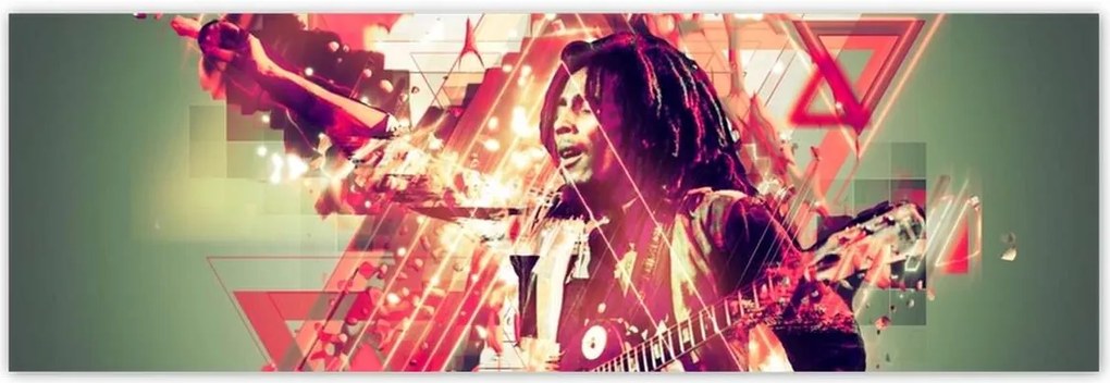 Poszterek 200x66 Bob Marley Reggae gitár