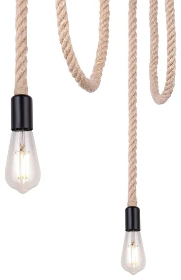 Globo 69029-3H1 - Csillár zsinóron ULLEU 3xE27/60W/230V pók