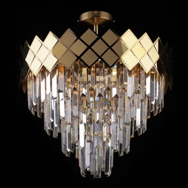 Csillár rúdon CARISMA 9xE14/40W/230V arany