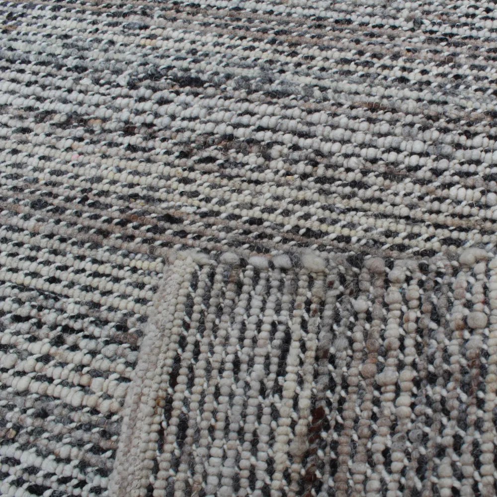 Vastag gyapjú szőnyeg Rustic 132x188 kézi és gépi szövésű gyapjú szőnyeg