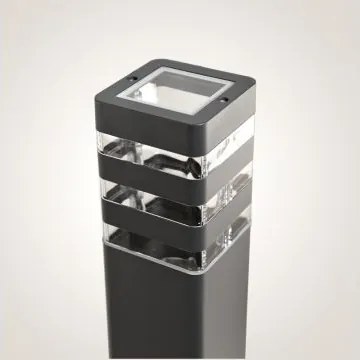 Kültéri lámpa SANTA 1xE27/60W/230V IP54 50 cm antracit