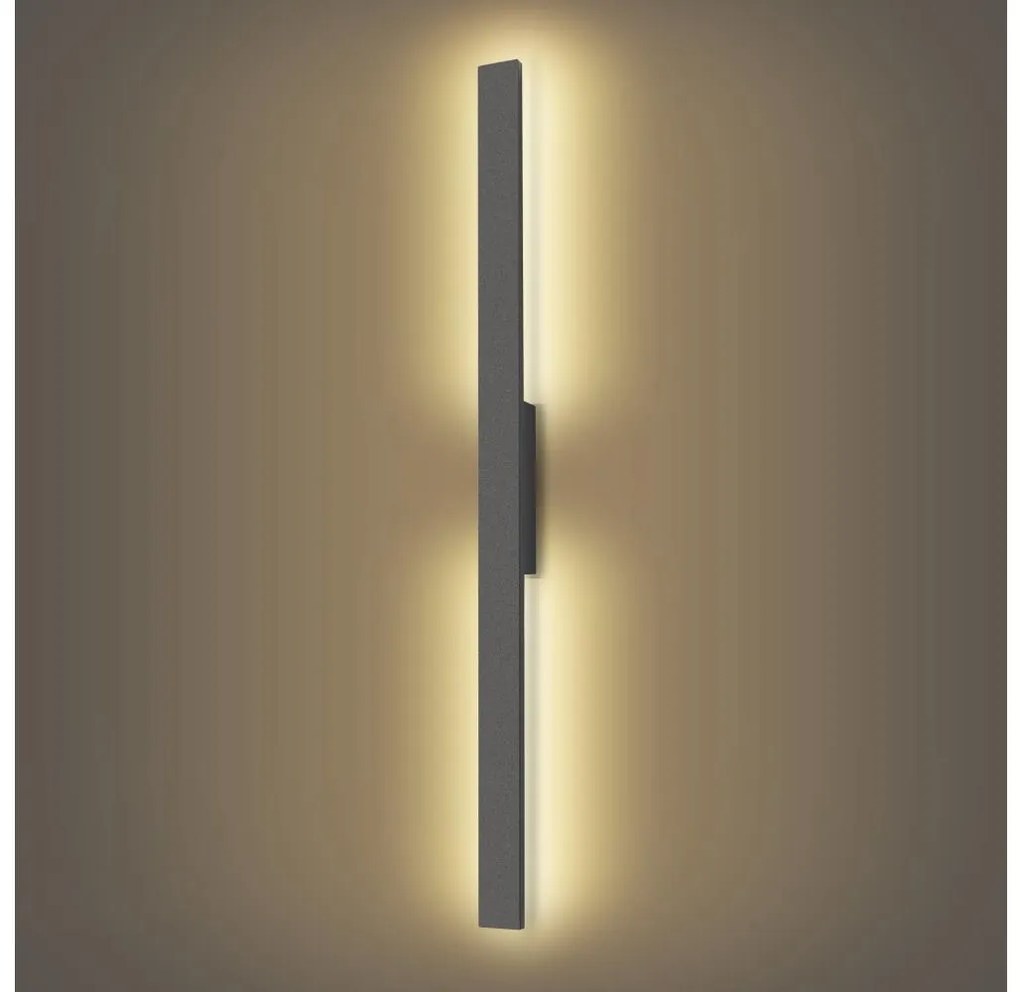 Brilagi - LED kültéri fali lámpatest LUNA LED/24W/230V 3000K IP65 antracit