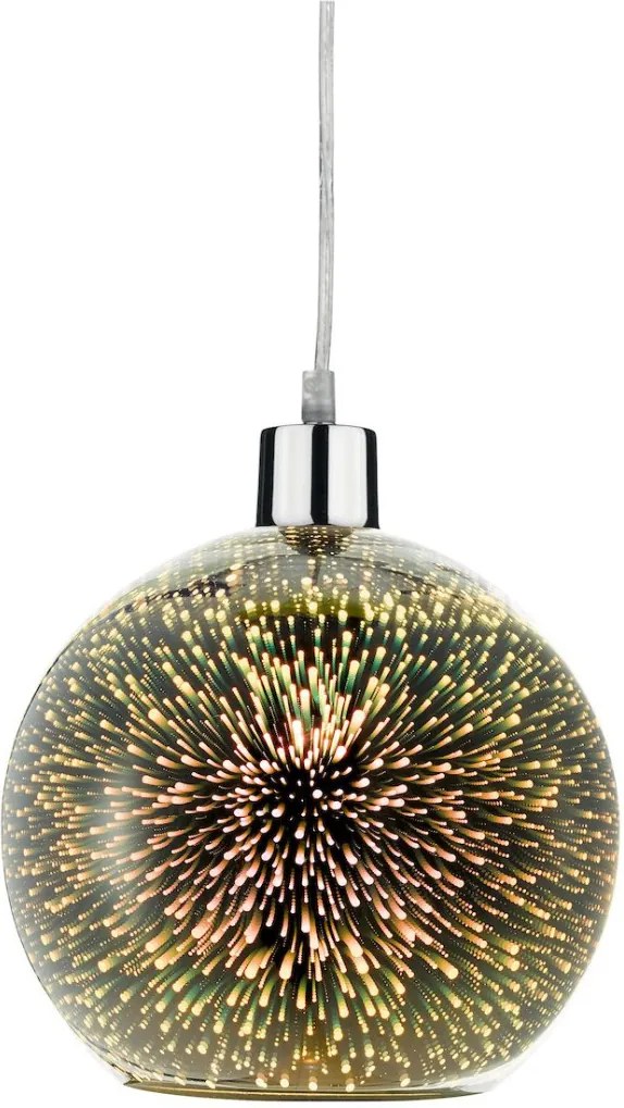 DAR LIGHTING KAI6550 KAI Egyágú Függesztett Lámpa Üveg IP20
