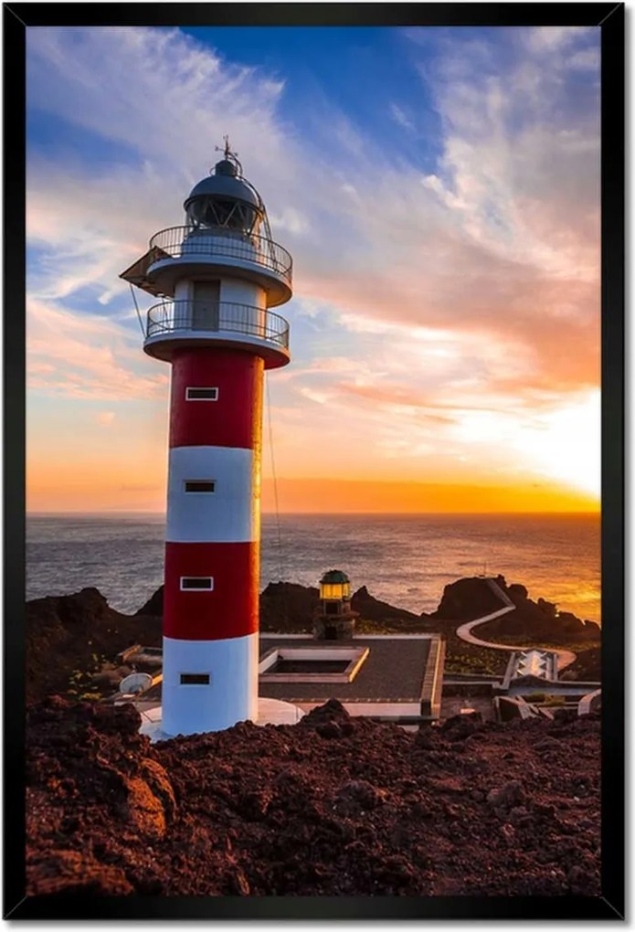 Poszterek keretben 40x60 Punta Teno világítótorony