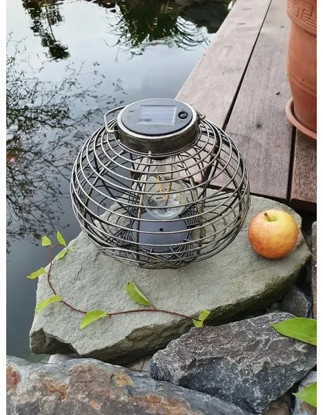 LED Napelemes lámpa LUISA 1xE27/1,2V IP44