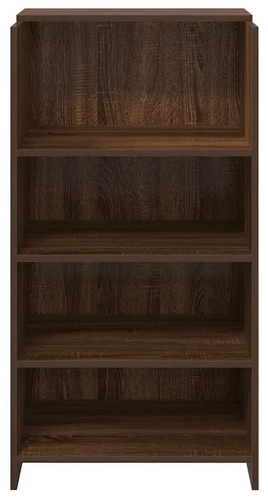 recepciós pult barna tölgy 55x50x103,5 cm szerelt fa
