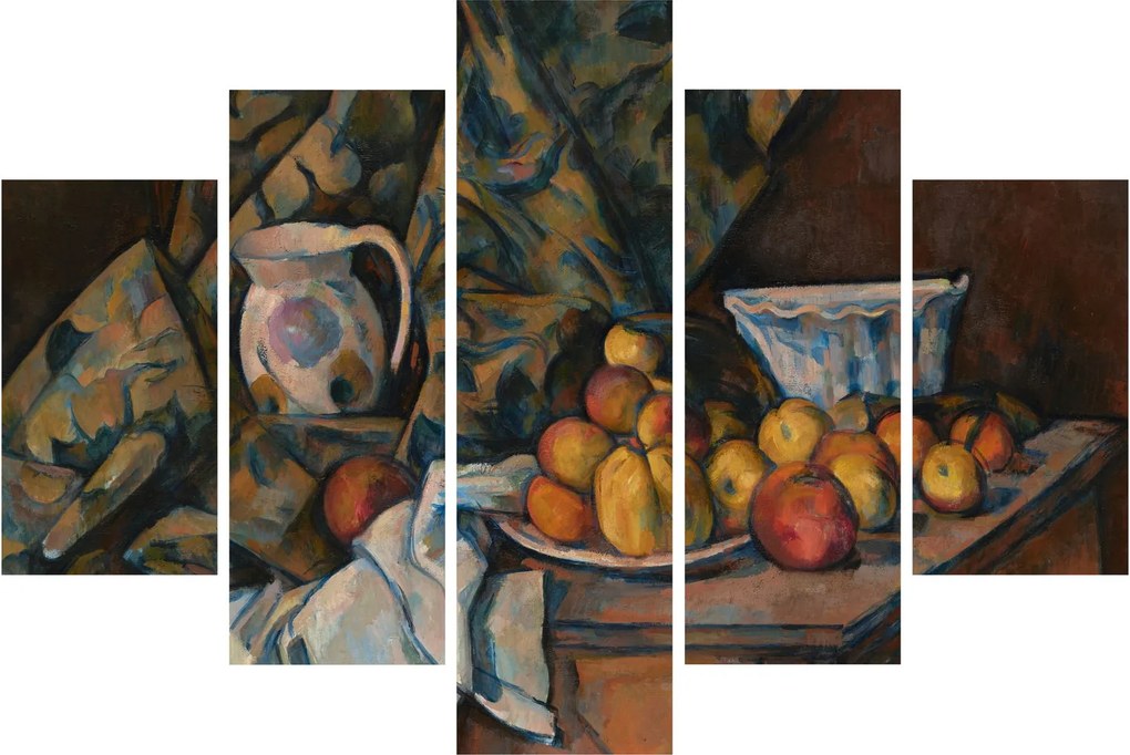 Kép - Paul Cézanne, Still Life with Apples and Peaches, reprodukciók (150x105 cm)