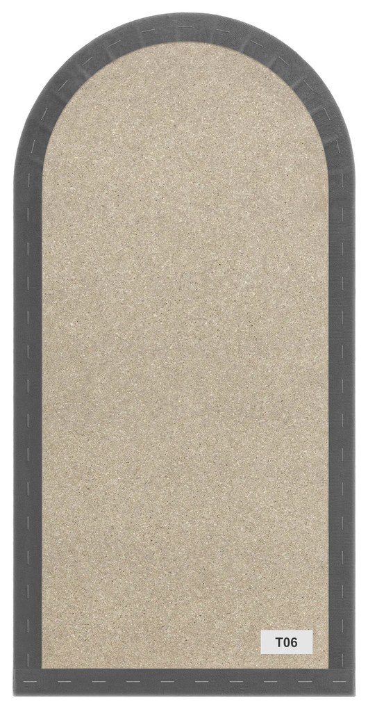Kárpitozott panel - Íves - 30x60cm Szín: Bézs