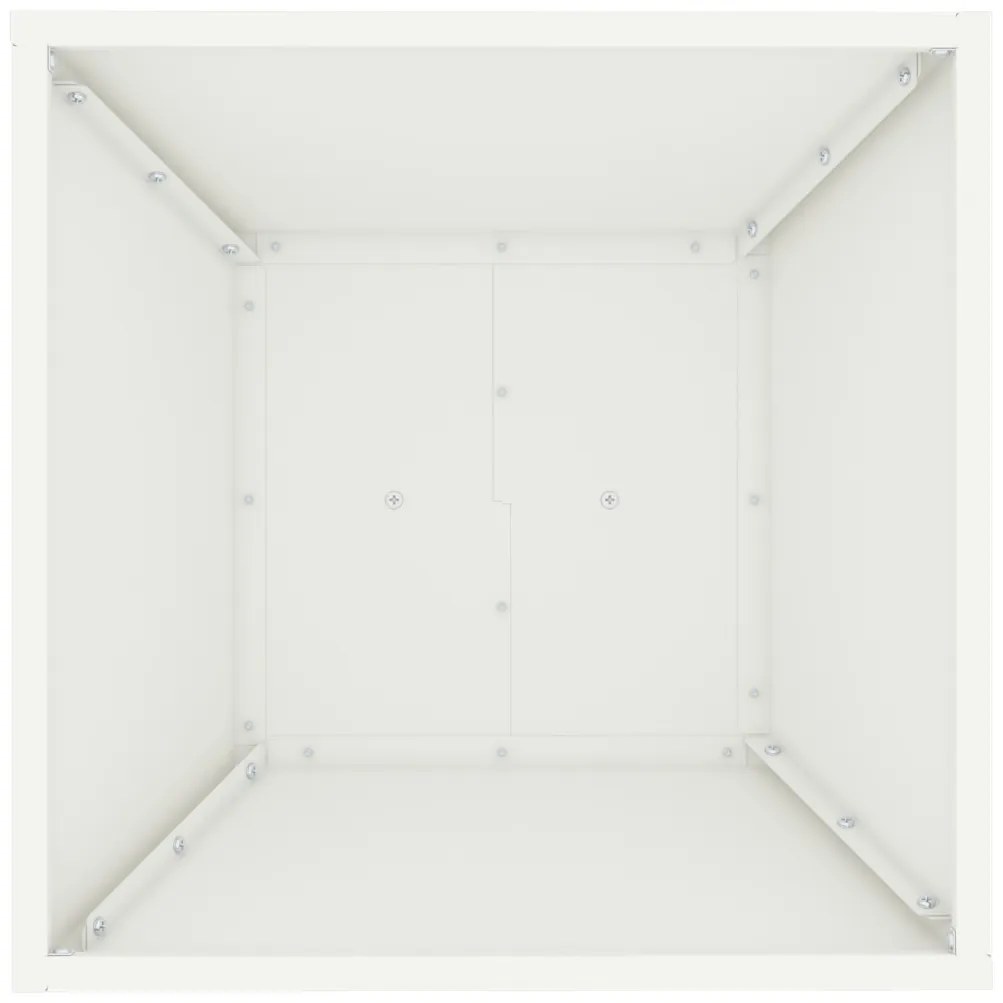 Növényállvány Fehér Fém 40 x 40 x 101 cm Dekoratív Betétek