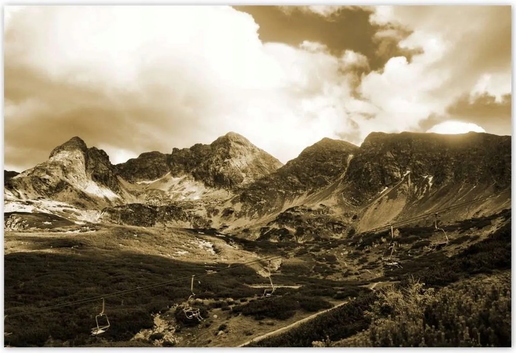 Poszterek 185x125 Tátra Lengyel hegyek Kilátás