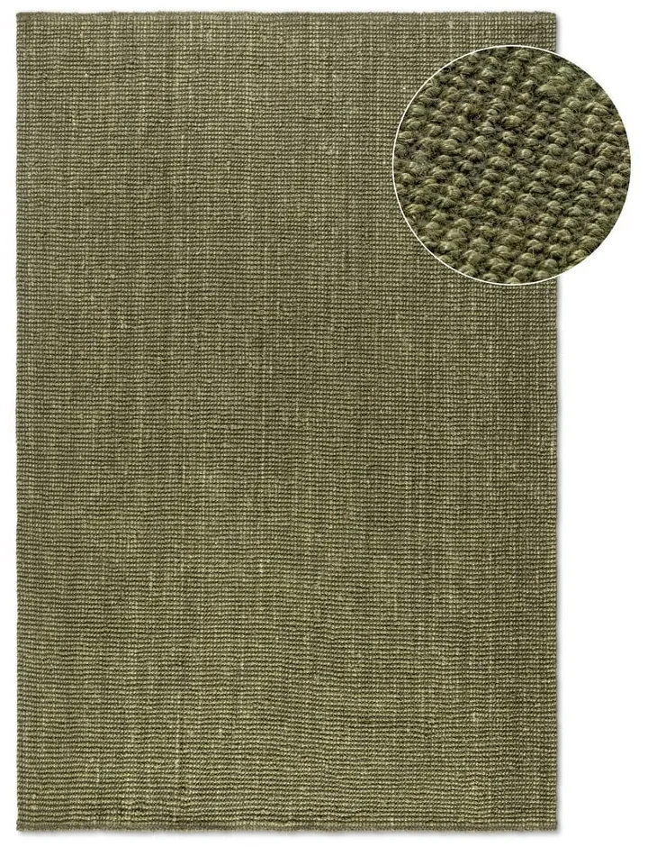 Khaki juta szőnyeg 160x230 cm Bouclé – Hanse Home