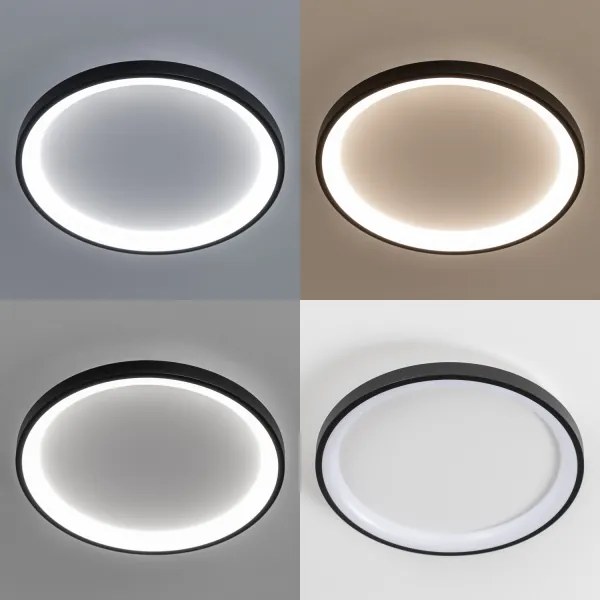 Brilagi - dimmelhető LED mennyezeti lámpatest FALCON SLIM LED/42W/230V átm. 50 cm fekete + távirányító