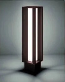 NOVOLUX 932A-L3133B-90 AURA Modern Kültéri Állólámpa Fehér, Barna, Rozsdás LED IP65