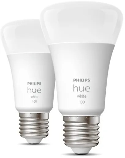 KÉSZLET 2x LED Dimmelhető izzó Philips Hue WHITE E27/9,5W/230V 2700K