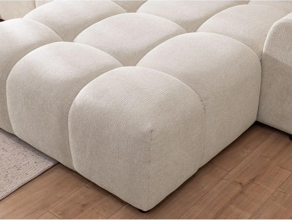 Bézs sarokkanapé (jobb oldali-heverő résszel) Albane – Ropez